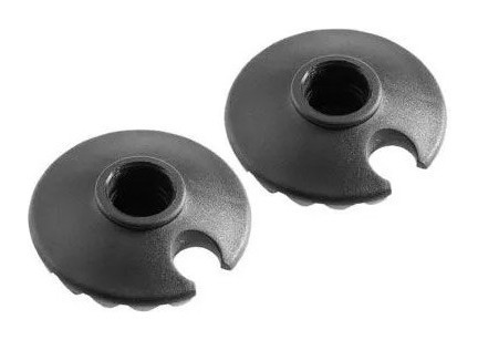 Кольца для лыжных палок Leki RACING-TREKKING BASKET WITH THREAD 50 мм Black (856100103-WRH)