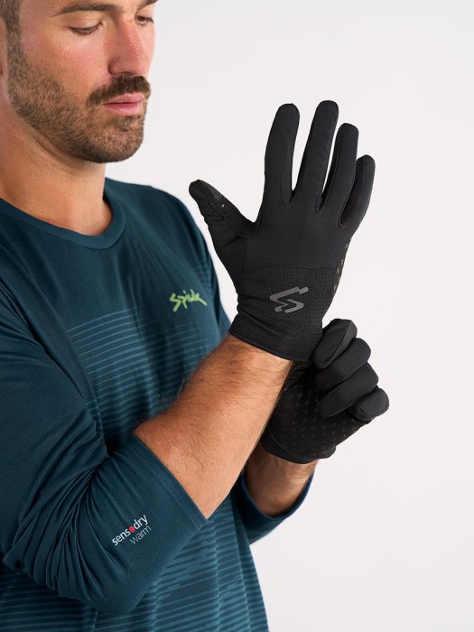 Перчатки Spiuk All Terrain Winter для пальца черные XXL