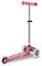 Самокат MICRO серії "Mini Deluxe Fairy Glitter LED" – РОЖЕВИЙ (до 50 kg, 3-х колісний, світло), укр Фото - 3