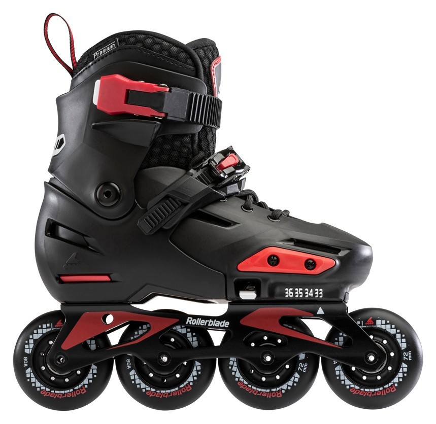 Роликовые коньки детские Rollerblade APEX M 29-32 (185-210мм) Black (07102600)