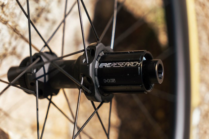 Колесо пров. + задн. 28" ERE EXPLORATOR CCR45 CARBON, Road, 100x12/142x12, CL, HG11, tubeless, чорний сатин