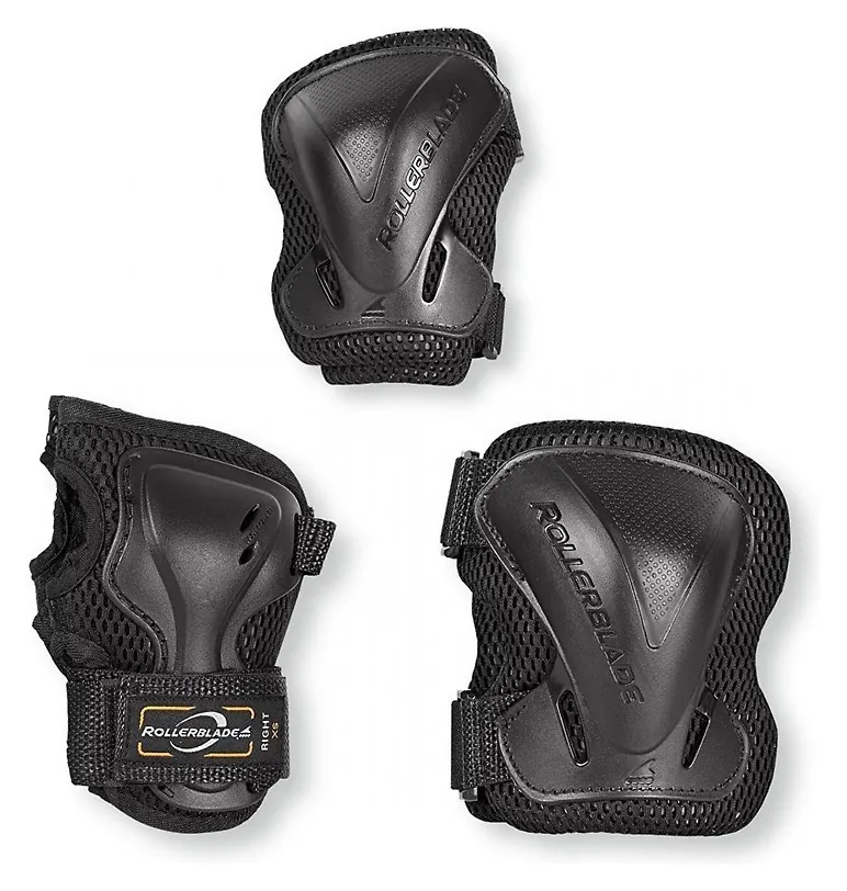 Захисний комплект Rollerblade EVO GEAR 3 PACK XS Black (068P0700) (XXS Чорний)