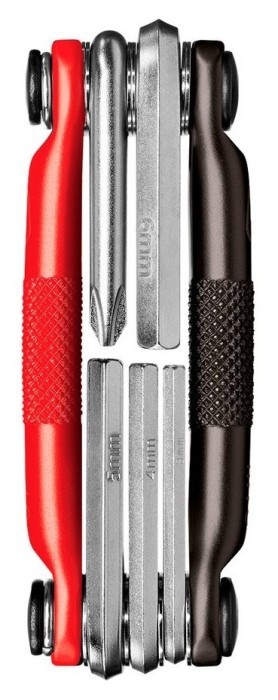 Мультитул для велосипеда Crankbrothers MULTI 5 Black/red (16195), укр, укр