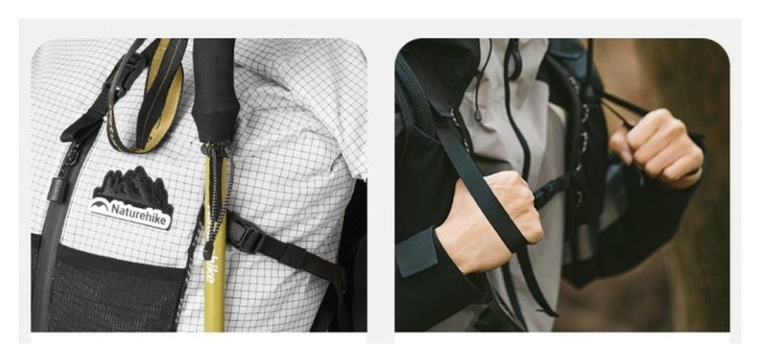 Рюкзак туристичний Naturehike Helium CNK2300016, 30+5 л, білий