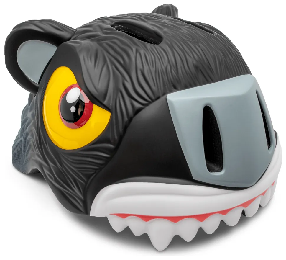 Шолом Crazy Safety Black Tiger (23,5 см x 19,5 см x 18,5 см 49-55 см регульований Чорний)