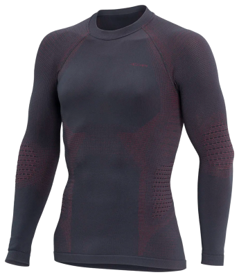 Термофутболка з довгим рукавом чоловіча Accapi Polar Bear New, Black/Red, XL/XXL
