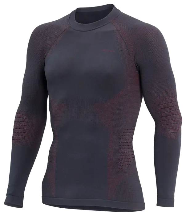 Термофутболка з довгим рукавом чоловіча Accapi Polar Bear New, Black/Red, XL/XXL