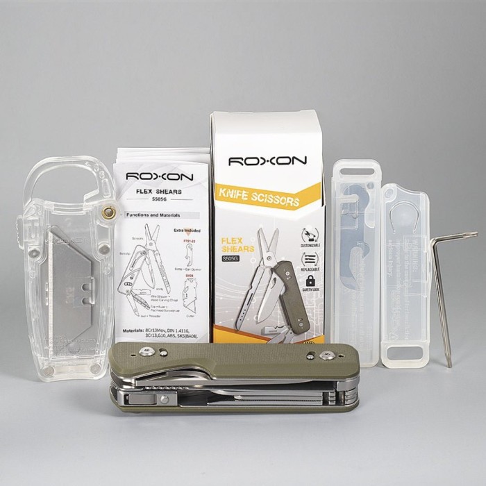 Мультитул Roxon Flex S505G,зелений, укр, укр