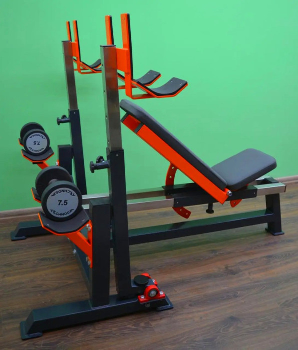 Лавка Жим під кутом вгору, вниз та горизонтальна "Гойдалка"