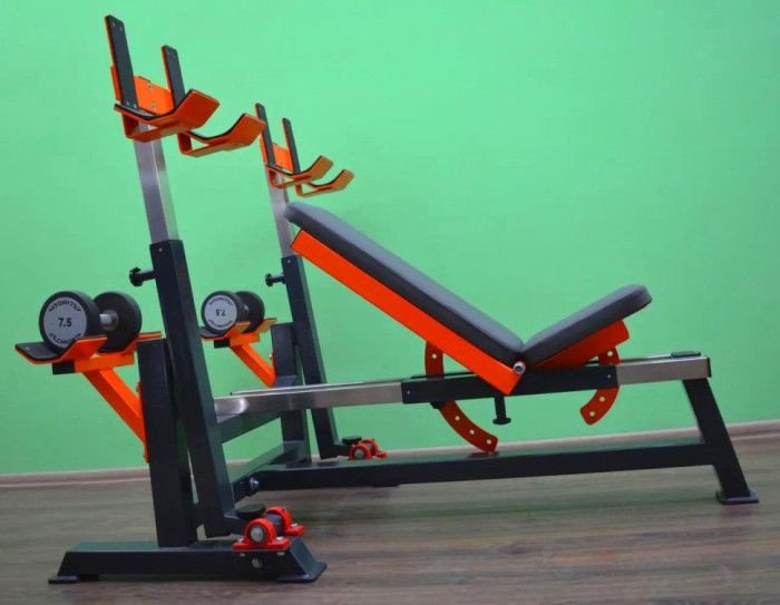 Лавка Жим під кутом вгору, вниз та горизонтальна "Гойдалка"