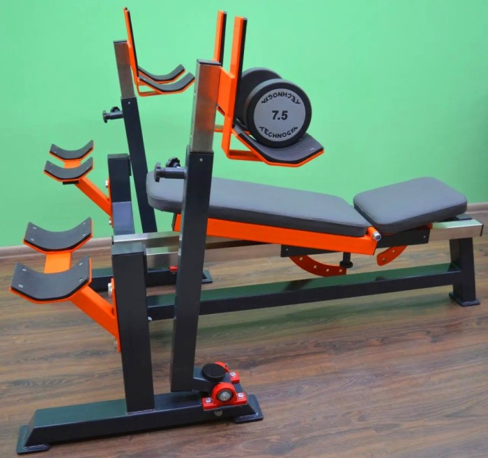 Лавка Жим під кутом вгору, вниз та горизонтальна "Гойдалка", укр, укр