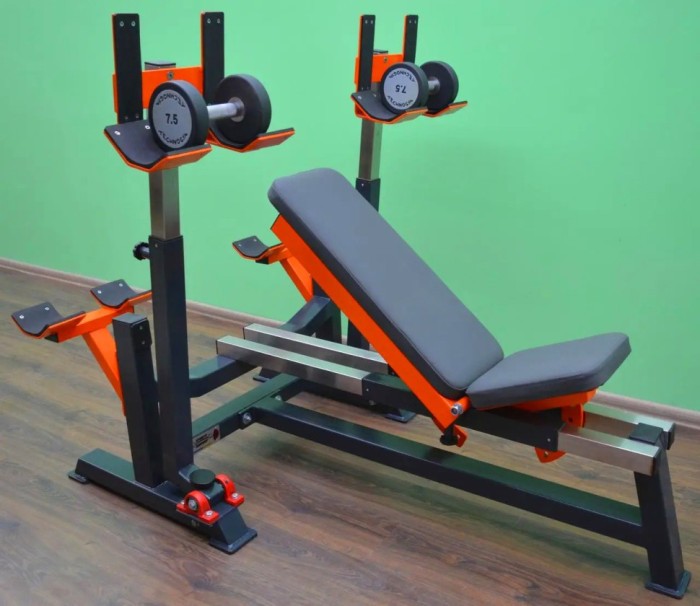 Лавка Жим під кутом вгору, вниз та горизонтальна "Гойдалка", укр, укр