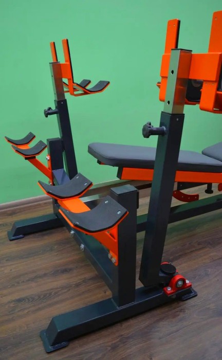 Лавка Жим під кутом вгору, вниз та горизонтальна "Гойдалка", укр, укр