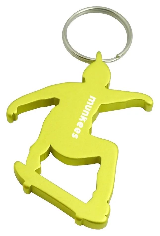 Munkees 3494 брелок-відкривачка Skateboarder yellow (3494-YL)