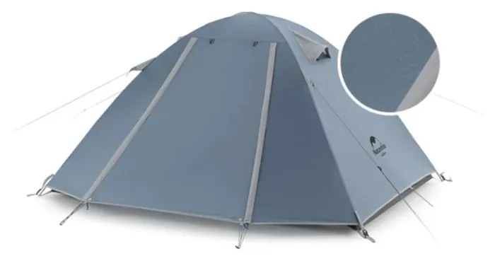 Намет тримісний Naturehike P-Series NH18Z033-P 210T/65D, темно-синій