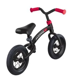Біговел (самокат) GLOBBER серІЇ GO BIKE AIR, чорно-червоний, до 20кг, 3+, 2 кол. (DWT_615-120)