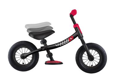Біговел (самокат) GLOBBER серІЇ GO BIKE AIR, чорно-червоний, до 20кг, 3+, 2 кол., укр, укр