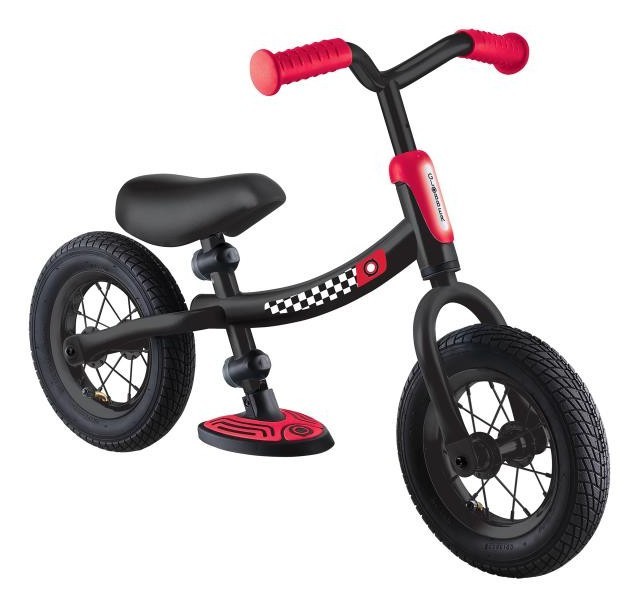 Біговел (самокат) GLOBBER серІЇ GO BIKE AIR, чорно-червоний, до 20кг, 3+, 2 кол., укр, укр
