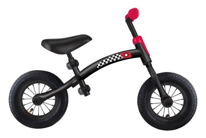 Біговел (самокат) GLOBBER серІЇ GO BIKE AIR, чорно-червоний, до 20кг, 3+, 2 кол., укр, укр
