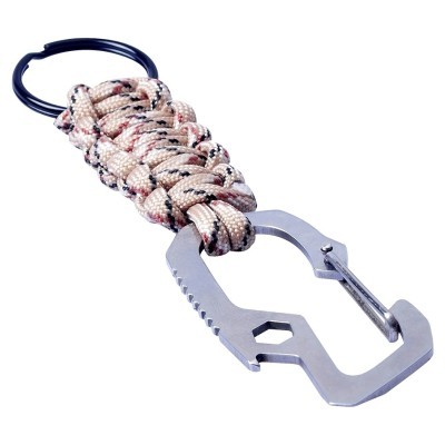 Munkees 6462 брелок Multi-Function Paracord бежевый