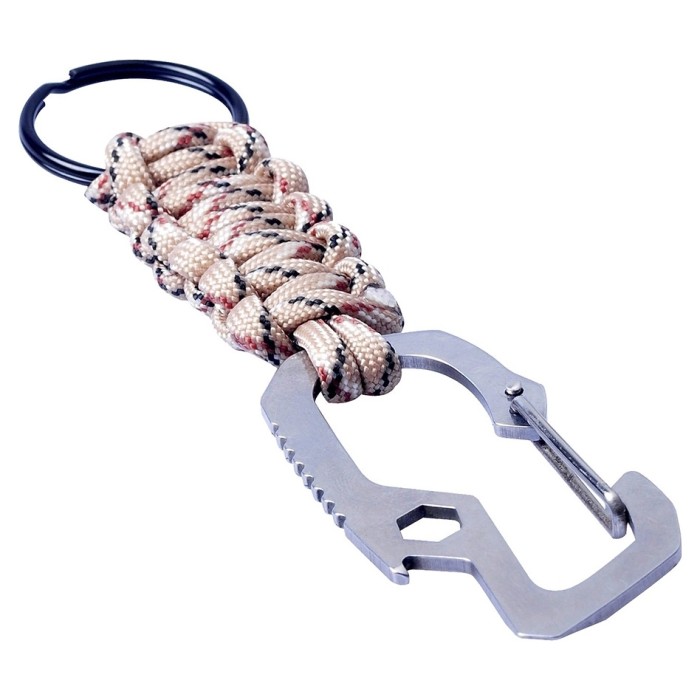 Munkees 6462 брелок Multi-Function Paracord beige, укр, укр