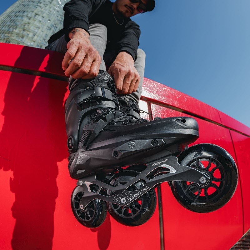 Фріскейтові роликові ковзани Flying Eagle X7T Reaver чорні, укр, укр