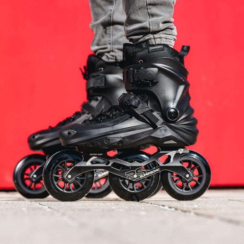 Фріскейтові роликові ковзани Flying Eagle X7T Reaver чорні, укр, укр