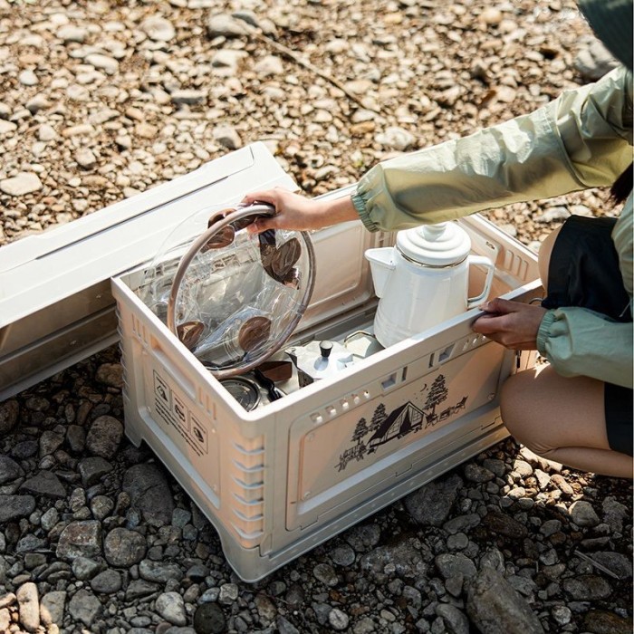 Складаний контейнер для води з ПВХ Naturehike NH20SJ040, 20л, прозорий, укр, укр