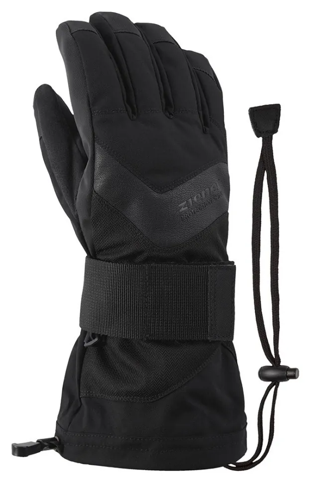 Ziener рукавички із захистом зап'ястя Milan black heringbone 10 (10)