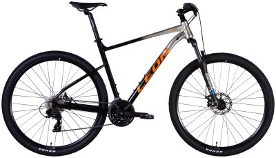Велосипед AL 29&quot; Leon TN 105 DD CS рама-21&quot; срiблястий з чорним 2025