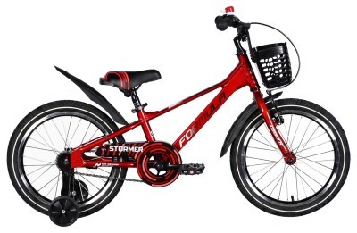 Велосипед AL 18" Formula Kid STORMER BH рама-9" красный 2026