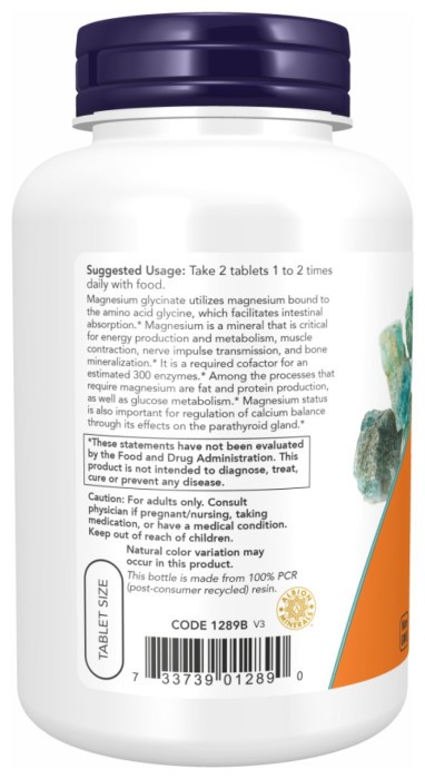 Magnesium Glycinate - 180 tabs