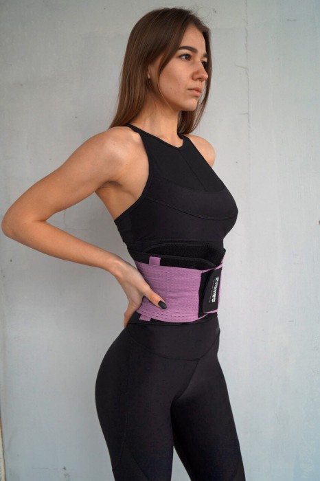 Пояс-корсет для підтримки спини Power System PS-6031 Waist Shaper Pink S/M