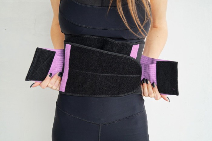 Пояс-корсет для підтримки спини Power System PS-6031 Waist Shaper Pink S/M