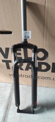 Вилка 29&quot; ST 1-1/8&quot; AM disc шток-215мм чорно-червоний (м) LIANJI LJ641 Discovery BASTION 2022 (чорно-червоний (м))