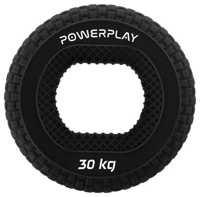 Эспандер кистевой силиконовый PowerPlay PP-4333 Hand Grip Hard 30 кг. Черный