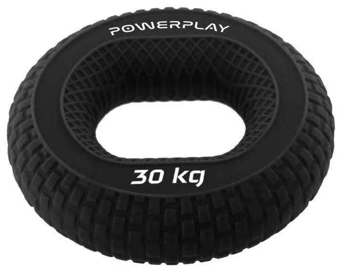 Эспандер кистевой силиконовый PowerPlay PP-4333 Hand Grip Hard 30 кг. Черный