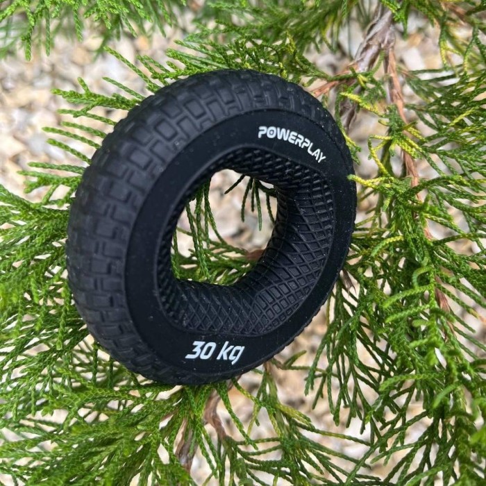 Эспандер кистевой силиконовый PowerPlay PP-4333 Hand Grip Hard 30 кг. Черный