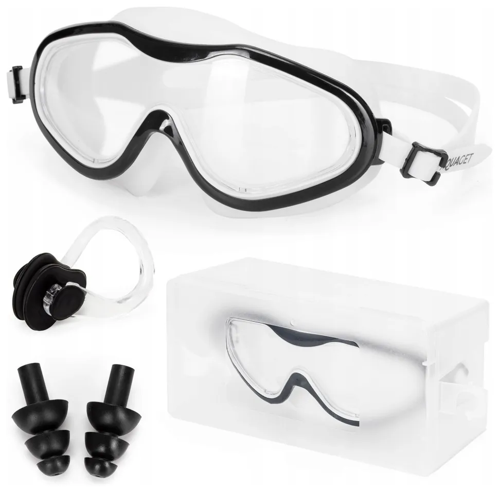 Окуляри для плавання Aquaget AQ0018 White (LFAQ0018)
