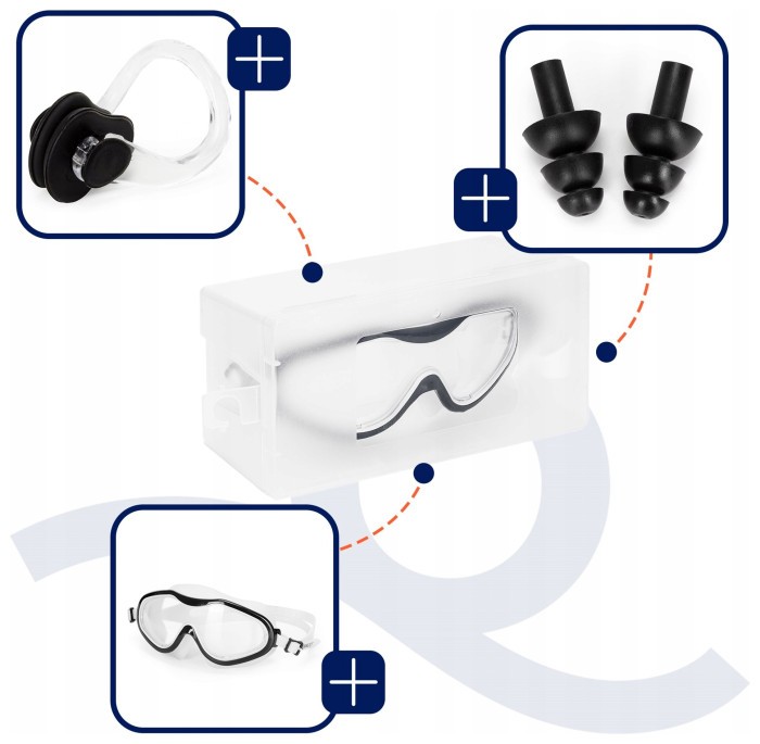Окуляри для плавання Aquaget AQ0018 White