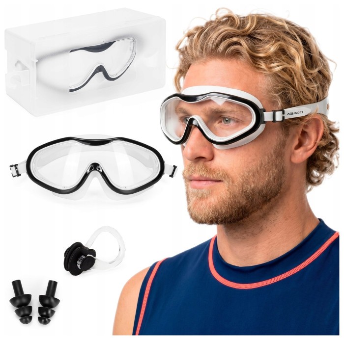 Окуляри для плавання Aquaget AQ0018 White