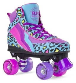 Роликові коньки Rio Roller Leopard 33 (1.0UK) Teal (RIO110RW)