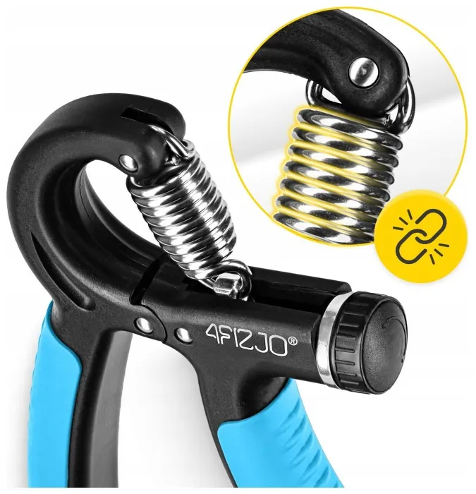 Эспандер кистевой 4FIZJO 10-40 кг с регулируемой нагрузкой Black/Blue (P-5907739313331)