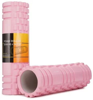 Масажний ролик Cornix EVA 45 x 14 см (валик, роллер) XR-0037 Light Pink