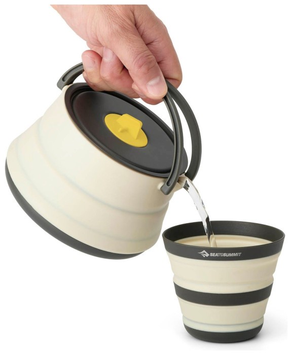 Чайник складаний Sea to Summit Frontier UL Collapsible Kettle, 1.1 L, Bone White
