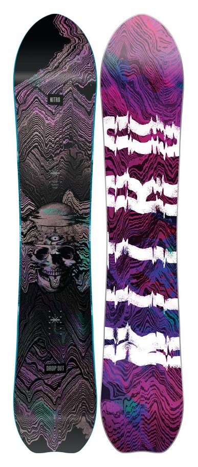 Сноуборд Nitro DROPOUT 159 Grey/Violet (830545)