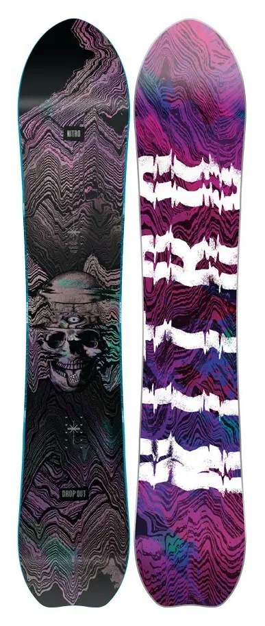 Сноуборд Nitro DROPOUT 159 Grey/Violet (830545) (159 см violet)