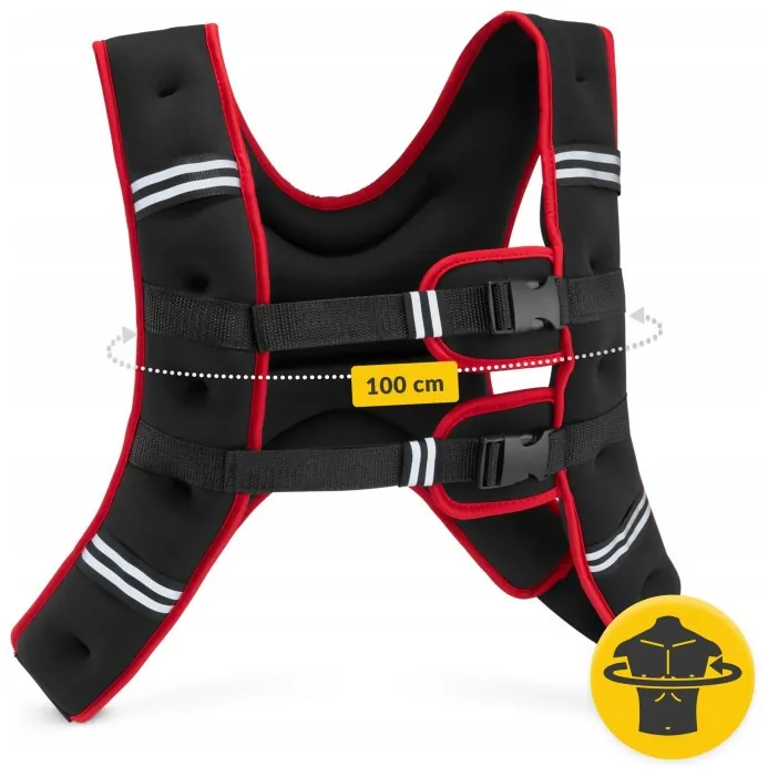 Жилет-обважнювач для тренувань 4FIZJO 5 кг Black/Red (P-5905973402156)