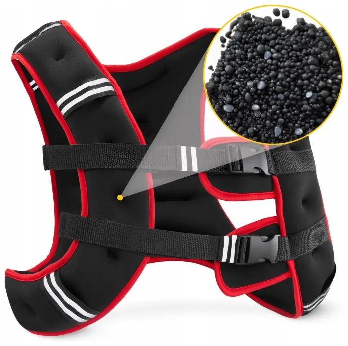 Жилет-обважнювач для тренувань 4FIZJO 5 кг Black/Red (P-5905973402156)