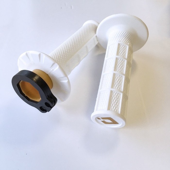 Мото гріпси ODI HALF-WAFFLE MX V2 Lock-On Soft White
